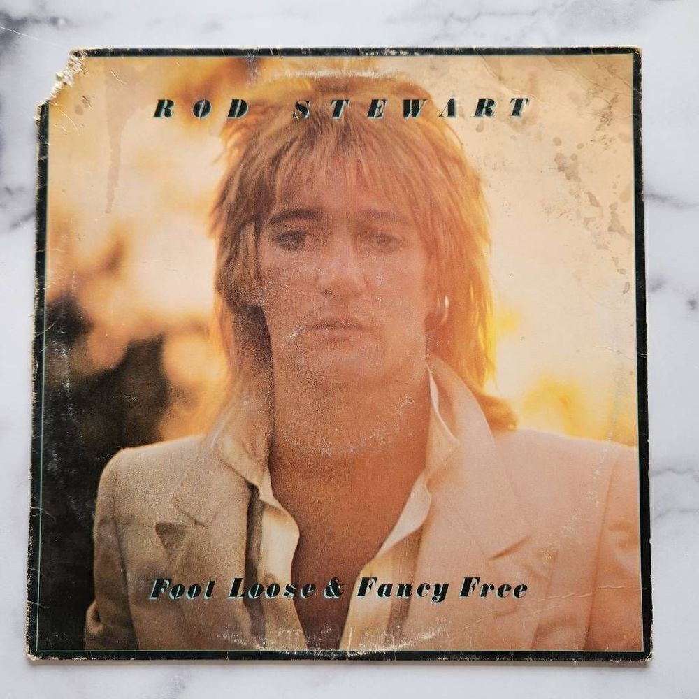 Rod Stewart foot loose and fancy free 1977 vinyl record British rock pop vintage